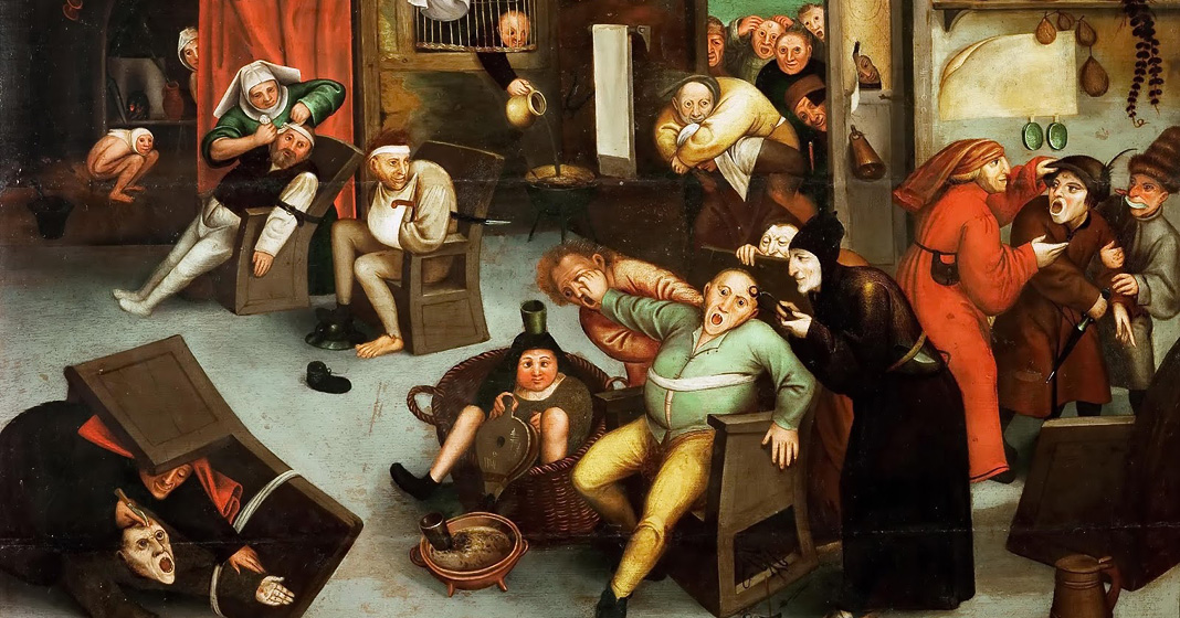 Rimozione della pietra della follia, copia antica di un'opera dispersa di Pieter Bruegel il vecchio, circa 1557, Musée Sandelin, Saint-Omer