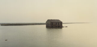 Luigi Ghirri, Comacchio, Argine Agosta, 1989