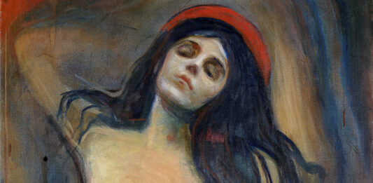 Edvard Munch, Madonna, 1894, Munch Museum, Oslo (particolare)