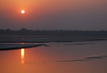 Tramonto sul Gange