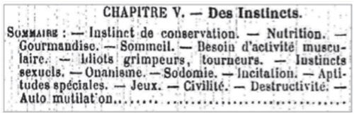 Des instincts