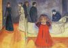Edvard Munch, La madre morta e la bambina