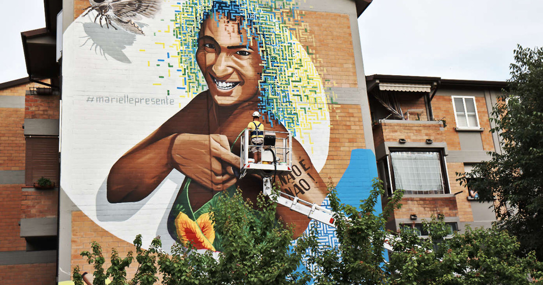 Alessio Bolognesi, Mariellepresente, mural