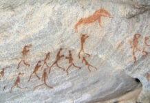 San Bushman rock art