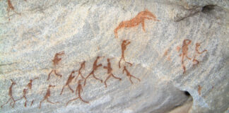 San Bushman rock art