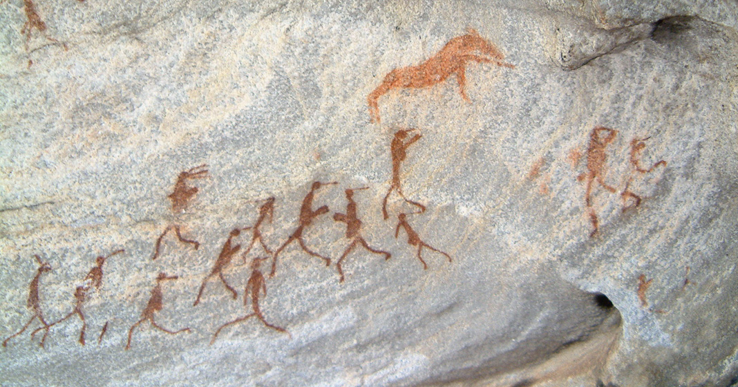 San Bushman rock art