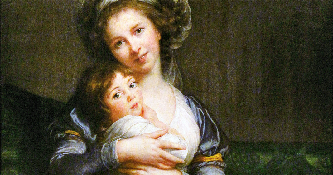 Élisabeth Vigée Le Brun, Autoritratto con la figlia Julie, 1786