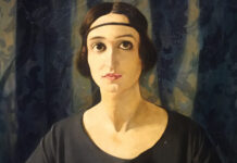Felice Casorati, Ritratto di Cesarina Gualino (particolare), 1922