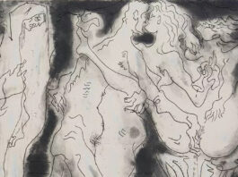 André Masson, Le Mort, planche 7, 1964