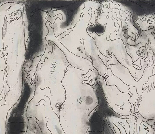 André Masson, Le Mort, planche 7, 1964