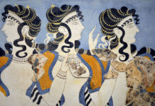 Le tre dame in blu