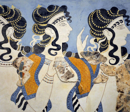 Le tre dame in blu