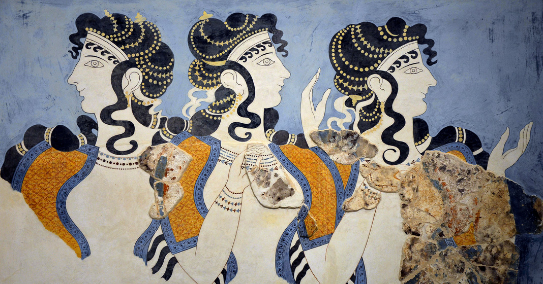 Le tre dame in blu