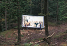 Marcus Coates, Duvet Den (Self-portrait), 2000