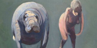 Sunaura Taylor, Self-Portrait With Manatee, 2014