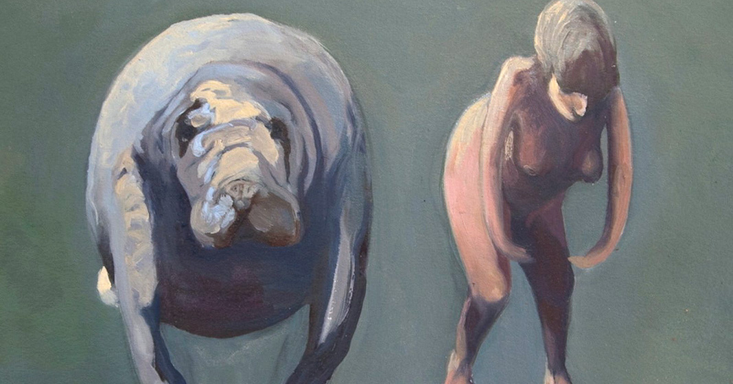 Sunaura Taylor, Self-Portrait With Manatee, 2014